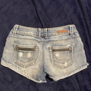 Distressed Jean Shorts